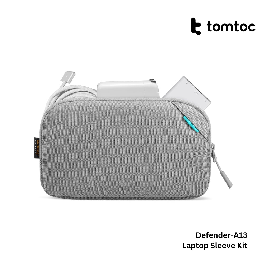 Tomtoc - Defender-A13 Laptop Sleeve Kit ( 14 Inch ) - Dark Grey