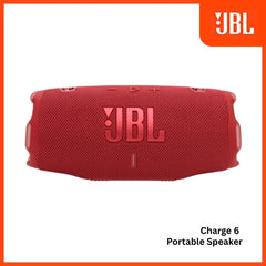 JBL - Charge 6 Portable Bluetooth Speaker - Red