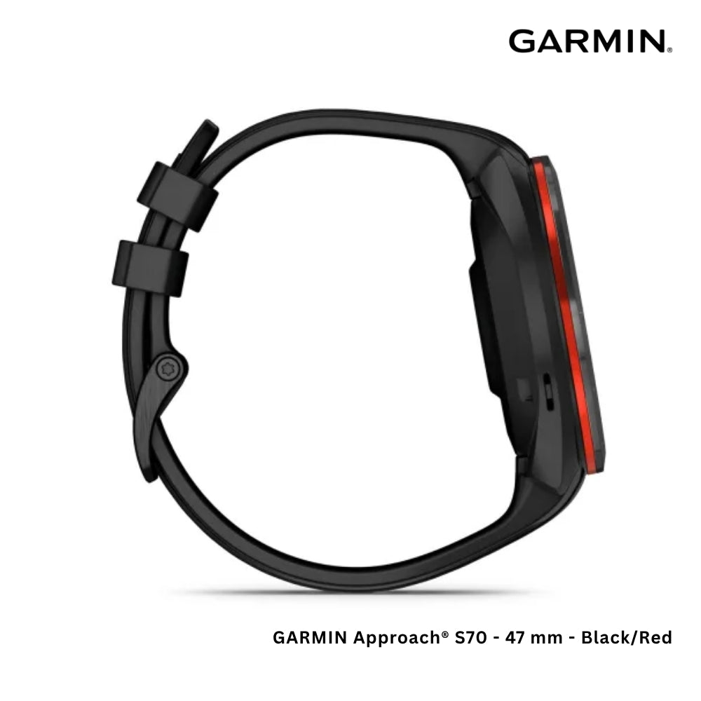 GARMIN - Approach® S70 Smart Watch ( 47mm ) | Black/Red