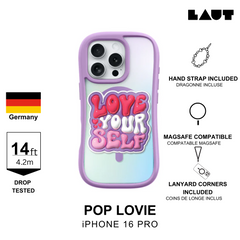 LAUT POP LOVIE iPhone 16 Pro Case - Lovely Purple