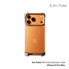 Arc Pulse - Minimalist Bumper Case For iPhone 17 Pro Max - Rose Bronze