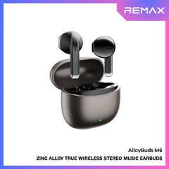 REMAX - ALLOYBUDS M6 Zinc Alloy Bluetooth Wireless Earbuds - Tarnish