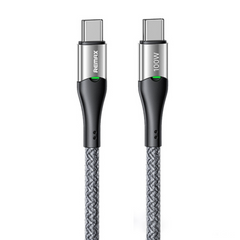 REMAX RC-C115 1.2m 100W Type-C to Type-C Smart Power-off Fast Charging Data Cable