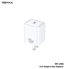 REMAX - RP-U185 PD GAN Charger (45W) - White