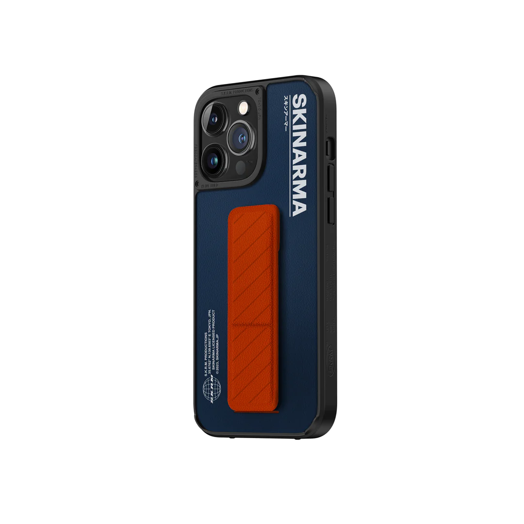 Skinarma iPhone 14 Pro Max (6.7") Gyo Leatherette Bumper (Blue)