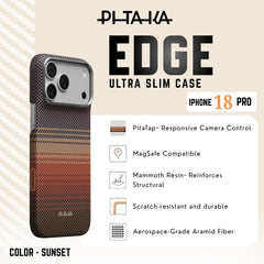 PITAKA - Edge Case For iPhone 18 Pro - Sunset