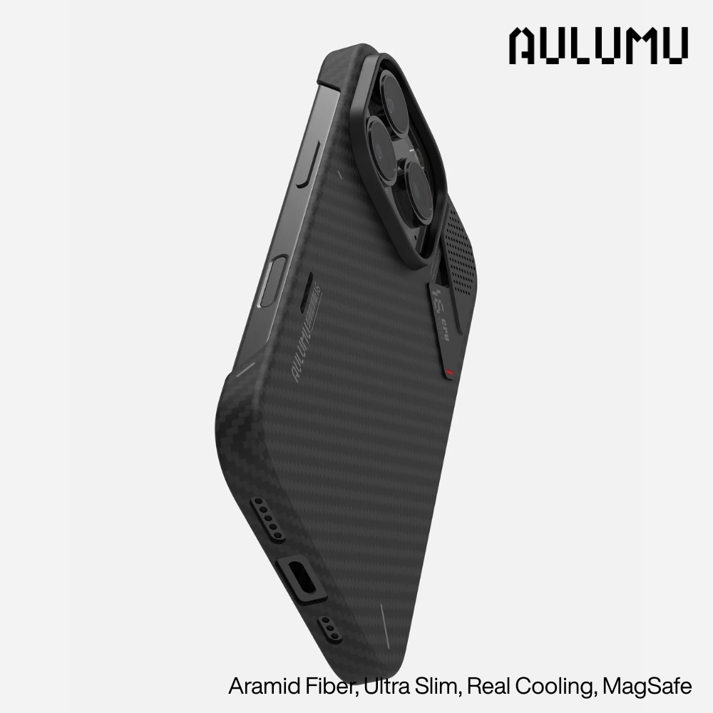 iPhone 16 Pro Max >> AULUMU A16 Aramid Fiber Case - Black