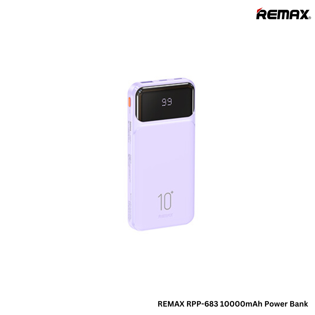 REMAX RPP-683 10000mAh Reyluck Series 2.1A Cabled Power Bank (2.1A)