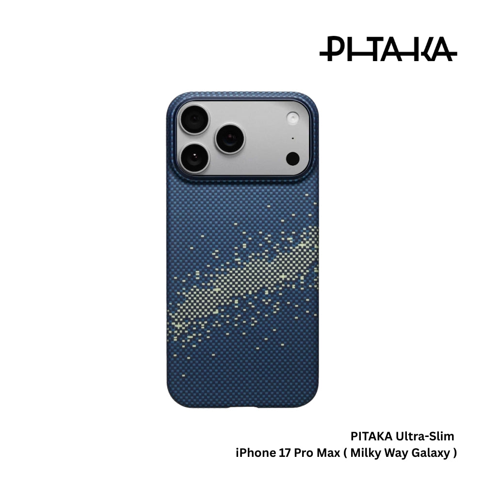 PITAKA - Ultra-Slim Case For iPhone 17 Pro Max - Milky Way Galaxy