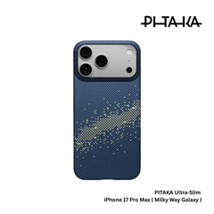PITAKA - Ultra-Slim Case For iPhone 17 Pro Max - Milky Way Galaxy