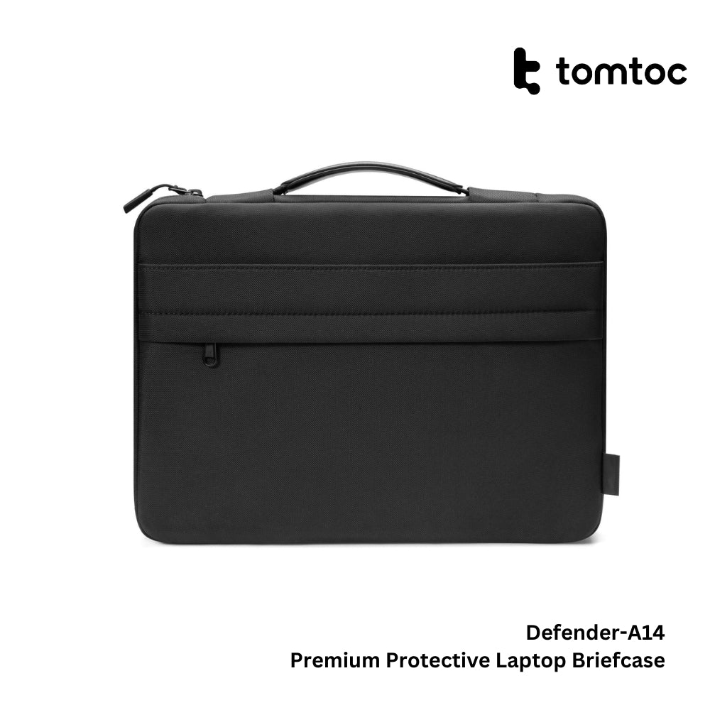 TOMTOC - Defender-A14 Premium Laptop Briefcase ( 16 inch ) - Black