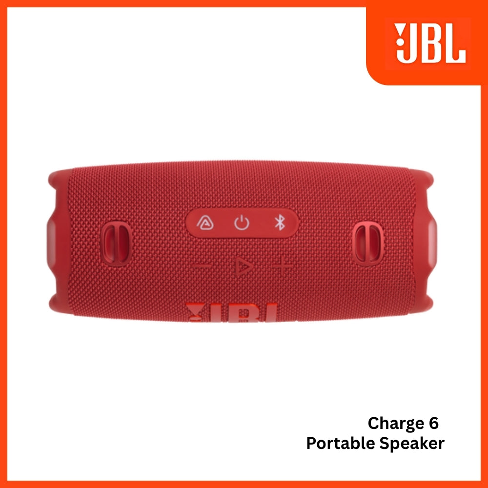 JBL - Charge 6 Portable Bluetooth Speaker - Red