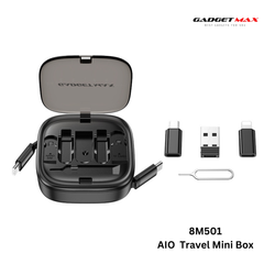 GADGET MAX - 8M501 AIO Travel Essential Kit - Black