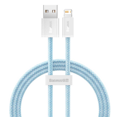 (Buy 1 Get 1) Baseus Dynamic Series iPhone Fast Charging Data Cable(2M) - Blue