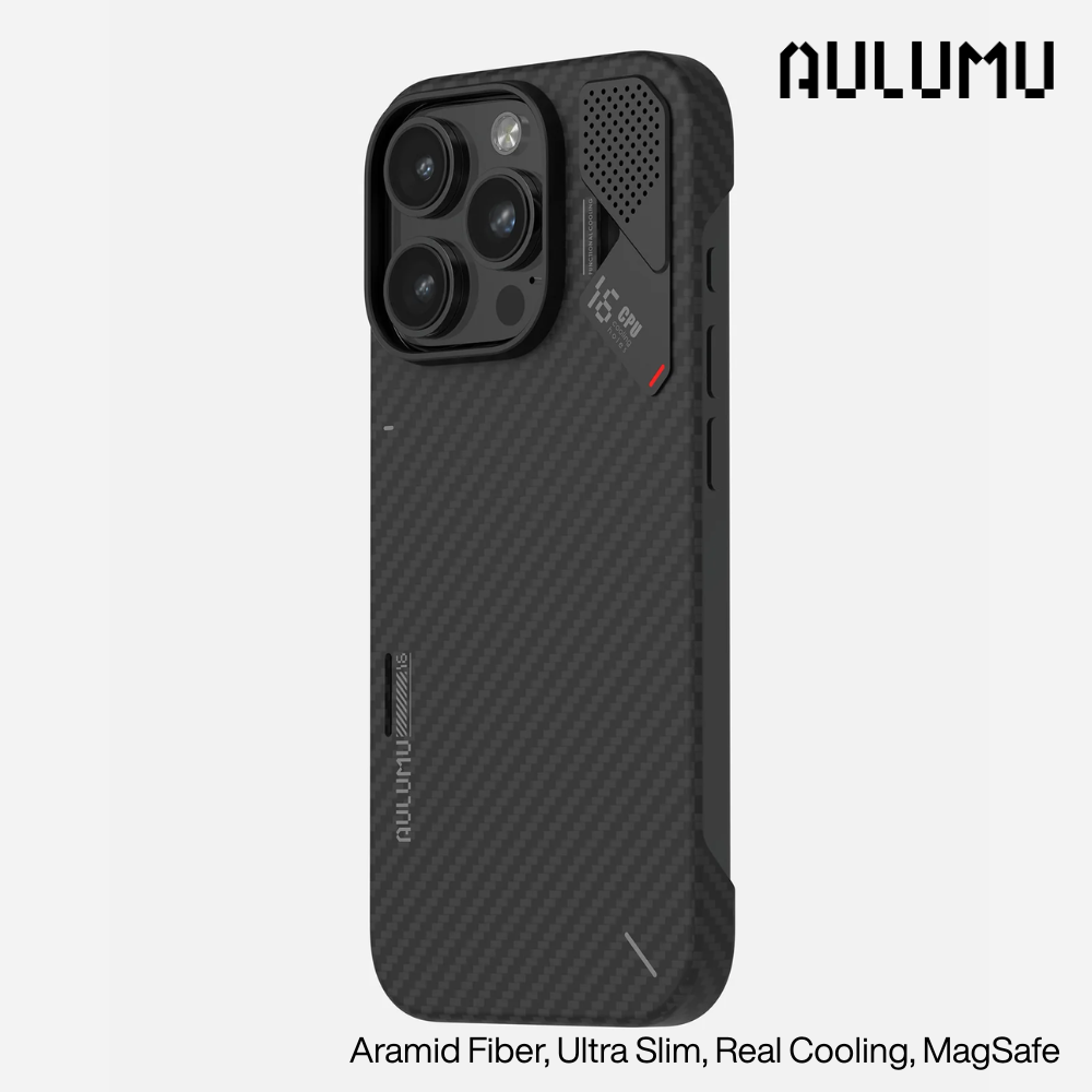 iPhone 16 Pro Max >> AULUMU A16 Aramid Fiber Case - Black
