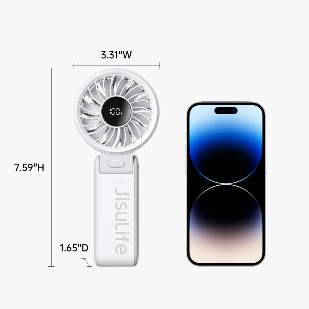JisuLife - Handheld Fan Life 7 ( 5000mAh ) - Black