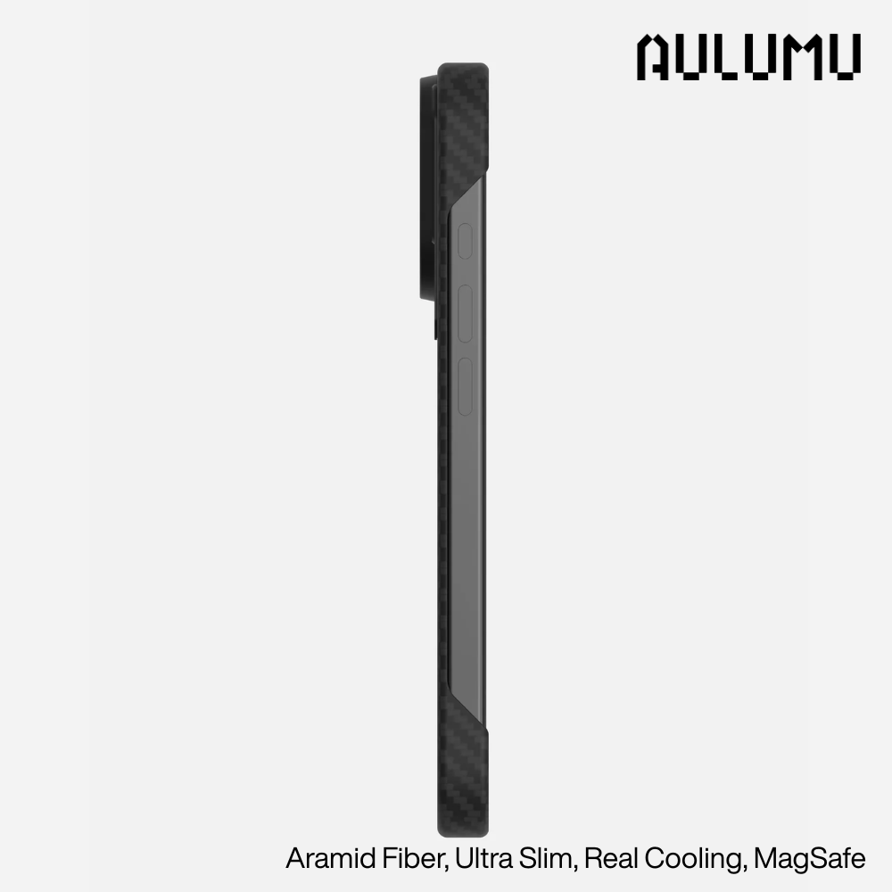 iPhone 16 Pro Max >> AULUMU A16 Aramid Fiber Case - Black