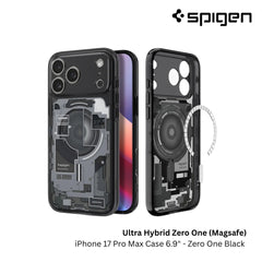 Spigen - Ultra Hybrid MagFit Zero One Case For iPhone 17 Pro Max - Zero One Black