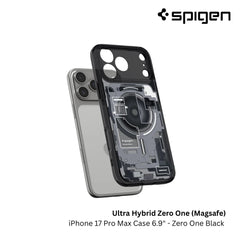 Spigen - Ultra Hybrid MagFit Zero One Case For iPhone 17 Pro Max - Zero One Black