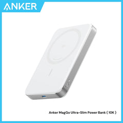 ANKER - MagGo 10000mAh Ultra-Slim Magnetic Power Bank ( 30W ) - White