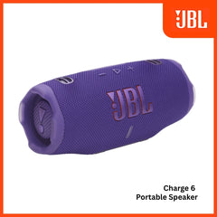 JBL - Charge 6 Portable Bluetooth Speaker - Purple