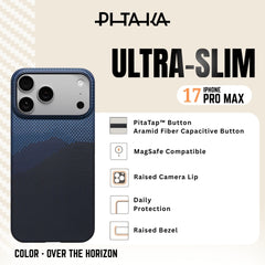 PITAKA - Ultra-Slim Case For iPhone 17 Pro Max - Over the Horizon