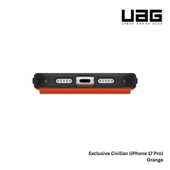 UAG - Exclusive Civilian MagSafe Case For iPhone 17 Pro - Orange