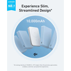 ANKER - MagGo 10000mAh Ultra-Slim Magnetic Power Bank ( 30W ) - White