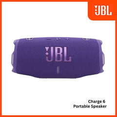 JBL - Charge 6 Portable Bluetooth Speaker - Purple