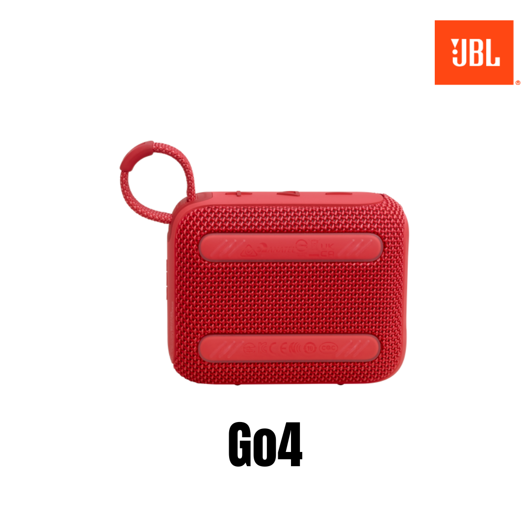 JBL Go4 Portable Bluetooth Speaker - Red