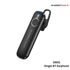 GADGET MAX - GM21 Single Bluetooth Headset - Black