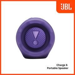 JBL - Charge 6 Portable Bluetooth Speaker - Purple