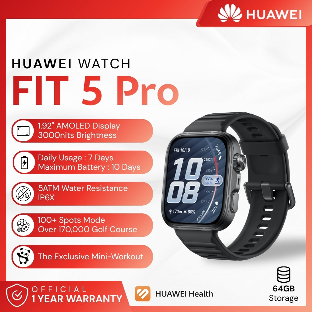 HUAWEI - Watch Fit 5 Pro - Black