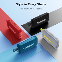 TRONSMART - Trip 2 10W Portable Bluetooth Wireless Outdoor Speaker - Grey