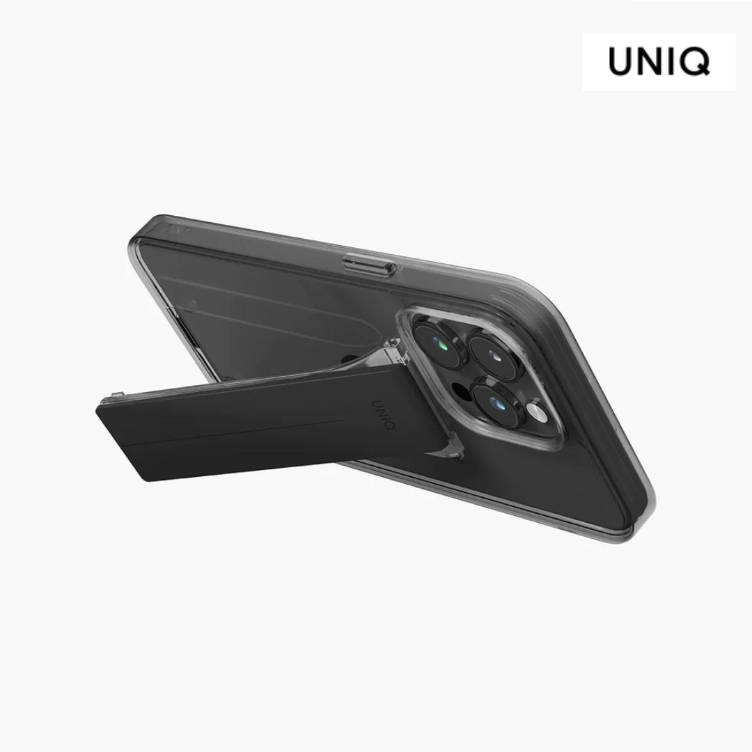 UNIQ iPhone 15 Pro Max Heldro Mount + Holder  Case - Clear