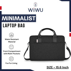 WIWU - Minimalist Laptop Bag (15.6") - Black