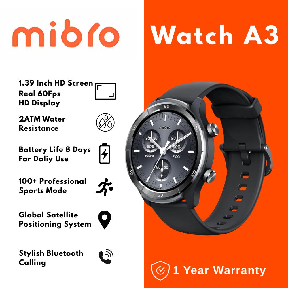 Mibro - Smart Watch A3 Global -  Grey