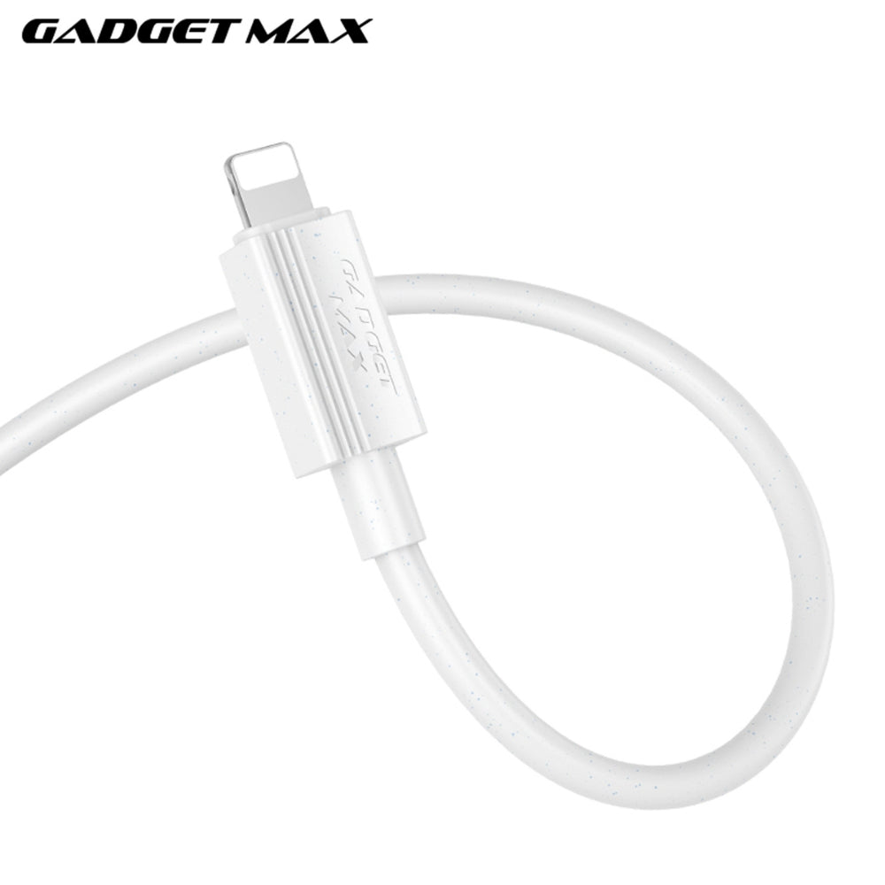 GADGET MAX - GX27 C-L TPE Series Type-C To Lightning Fast Charging Data Cable (27W) - White