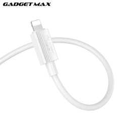 GADGET MAX - GX27 C-L TPE Series Type-C To Lightning Fast Charging Data Cable (27W) - White