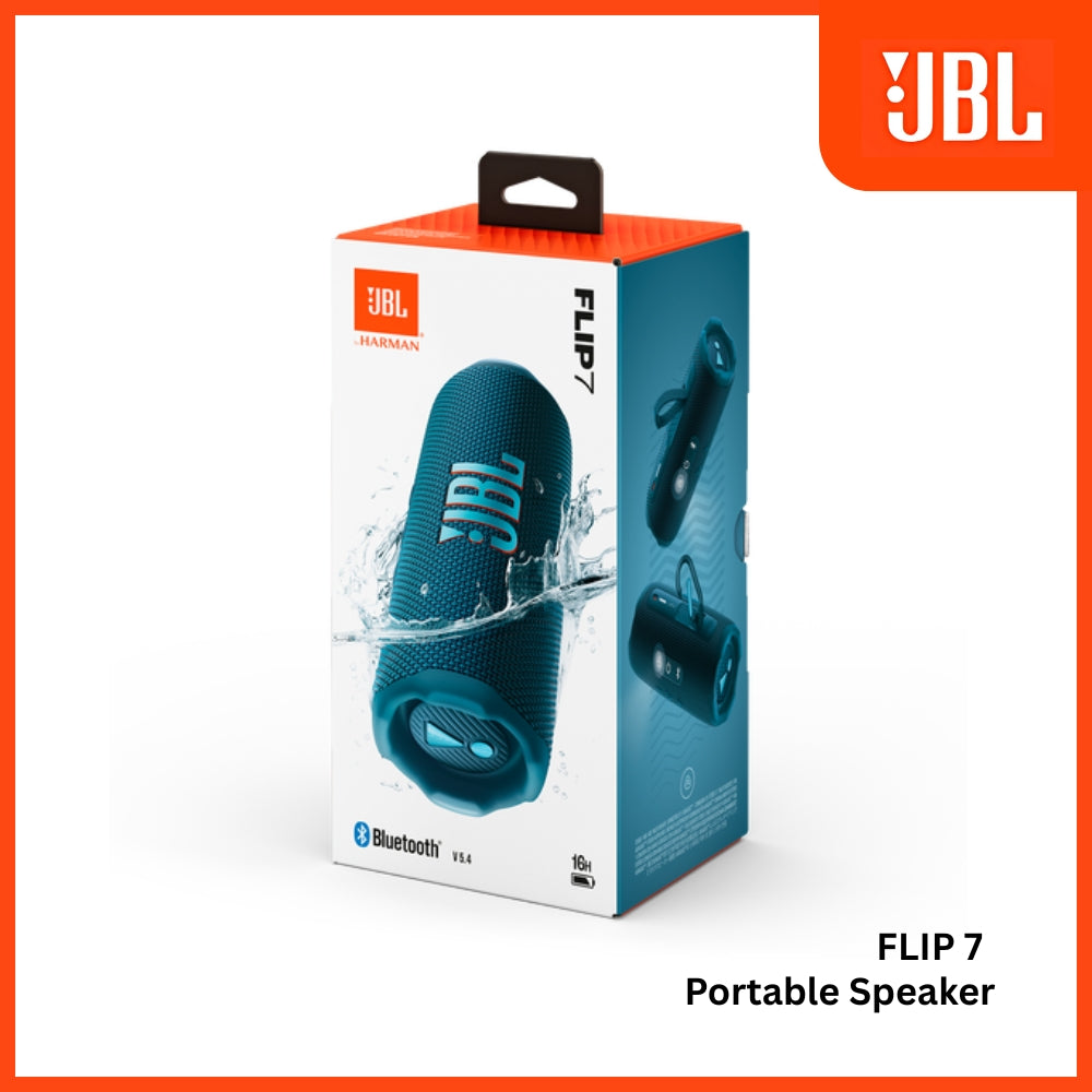 JBL - FLIP 7 Portable Bluetooth Speaker - Blue