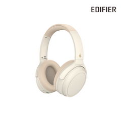 Edifier WH700NB Active Noise Cancelling Headphones - 68H Playtime - AI Call Noise Cancellation - Dual Device Connection - Lightweight & Foldable Design - Fast Charge - Bluetooth 5.3 - Ivory