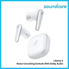 ANKER - SOUNDCORE Liberty 5 Noise-Cancelling Bluetooth Earbuds - White