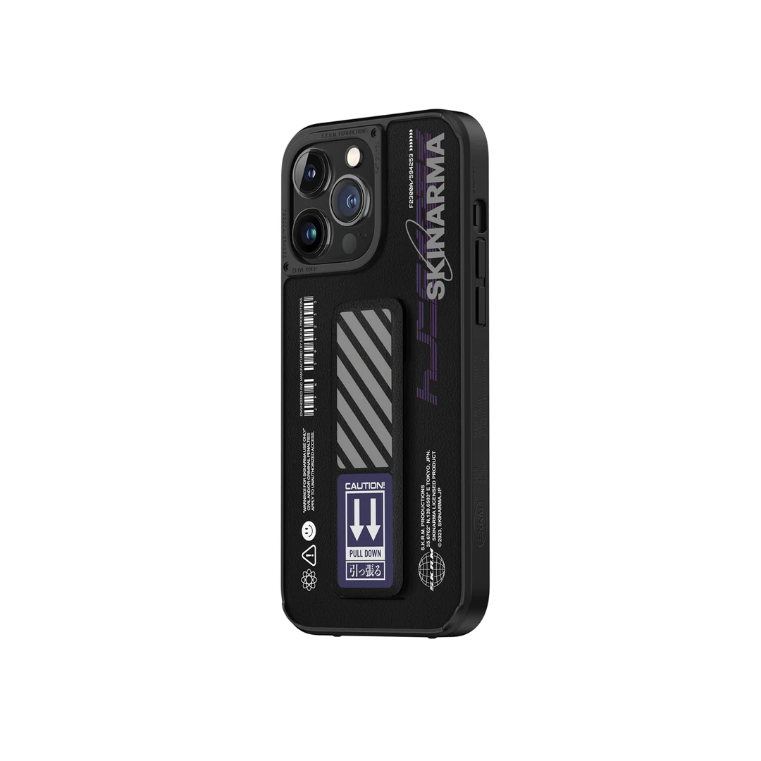 Skinarma iPhone 14 Pro Max (6.7") Shingoki Leatherette Bumper (Purple)