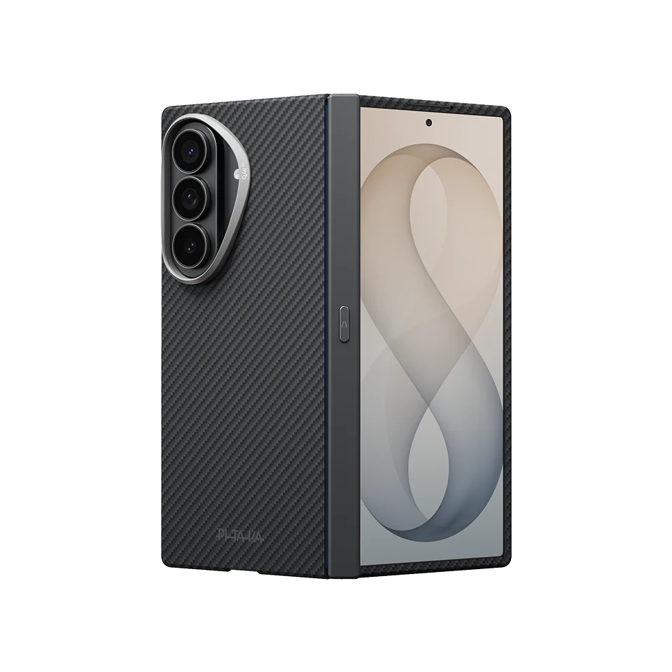 PITAKA - Galaxy Z Fold 8 Ultra (Edge Series With Hnige) - Black Grey
