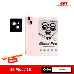 GADGET MAX Glass Pro Camera Lens Protection Glass for iPhone 15 / 15 Plus