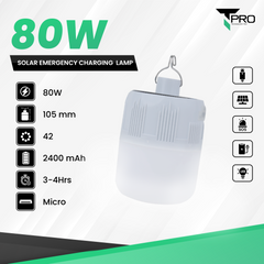 T PRO 80W SOLAR LED BULB LAMP