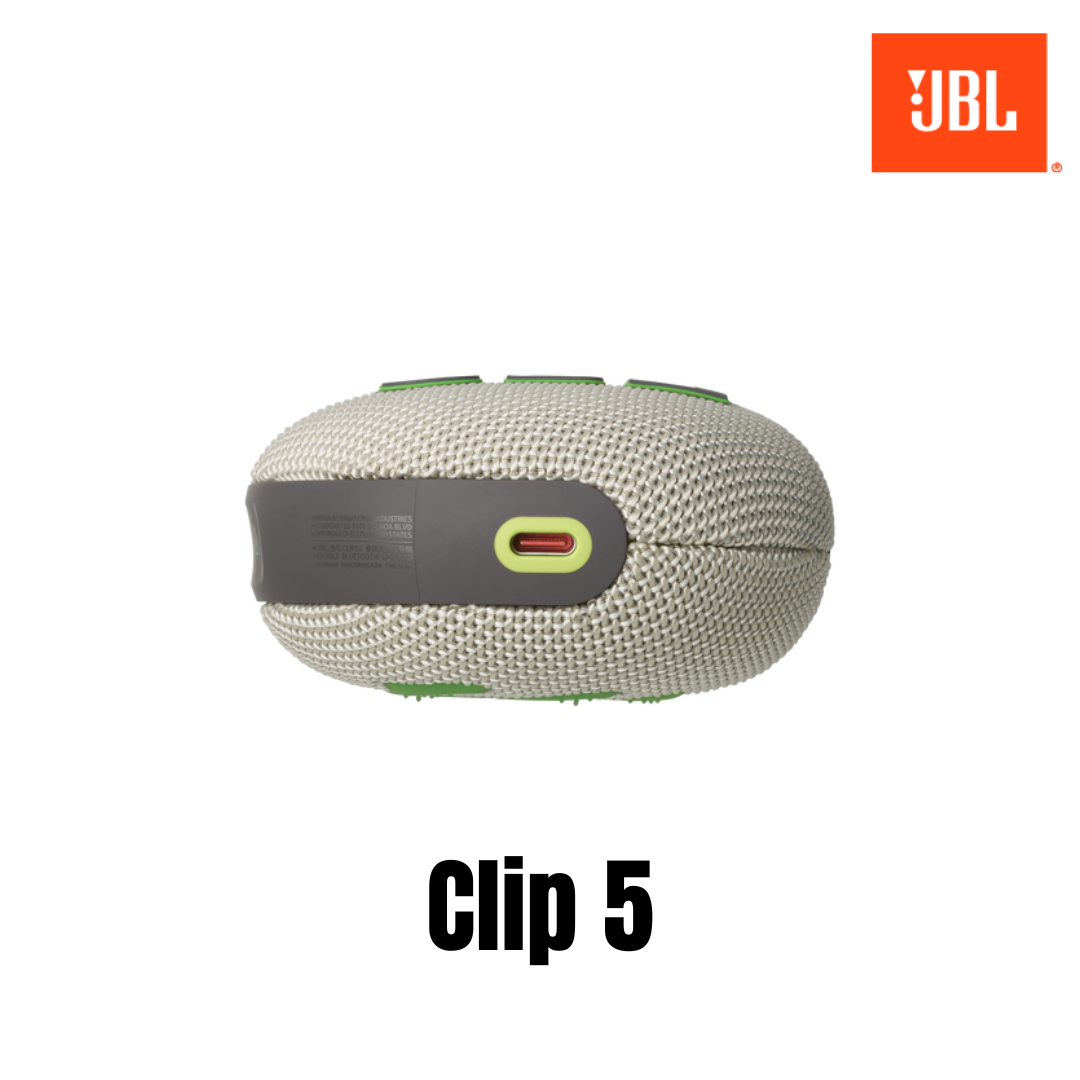 JBL CLIP 5 Portable Bluetooth Speaker - Sand