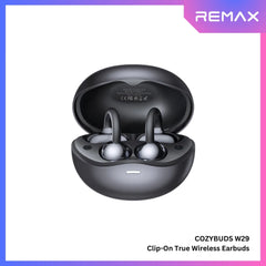 REMAX - Cozybuds W29 Clip-On Bluetooth Wireless Earbuds - Black