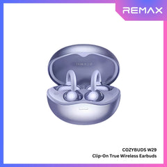 REMAX - Cozybuds W29 Clip-On Bluetooth Wireless Earbuds - Blue