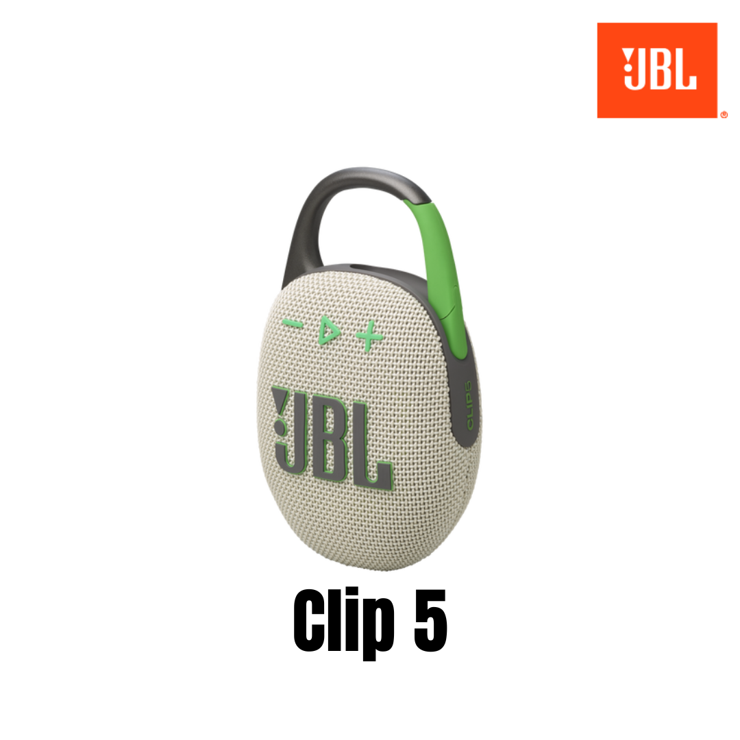 JBL CLIP 5 Portable Bluetooth Speaker - Sand